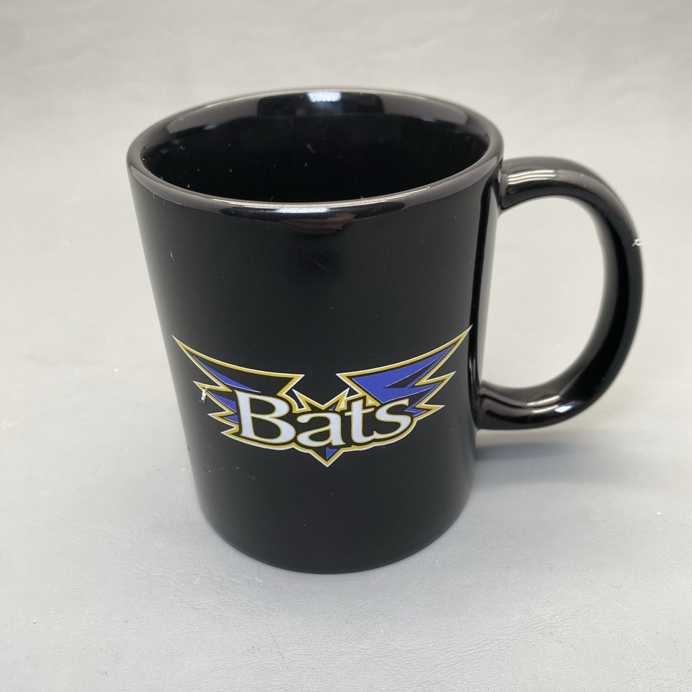 LOUISVILLE BATS BASEBALL 100% CERAMIC COLLECTORS MUG RARE BLACK
